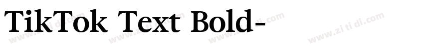 TikTok Text Bold字体转换